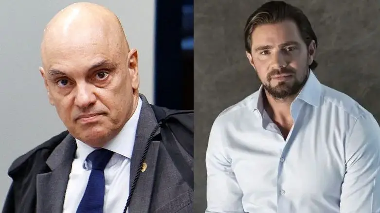 Alexandre de Moraes e Daniel Vorcaro, do Banco Master